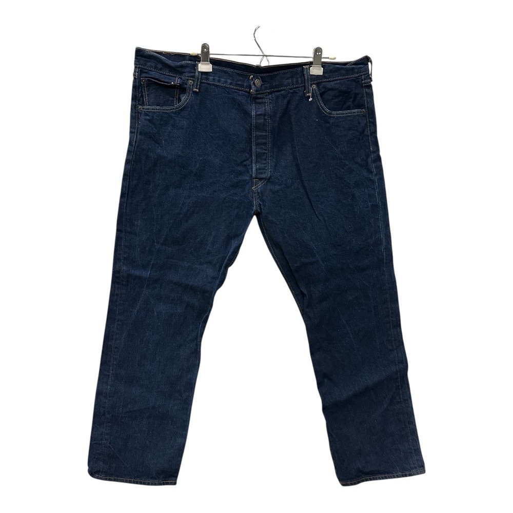 Levi's 501 XX‎ Jeans Mens W44 L30 (28" meas) Dark Wash Button Fly Denim Pants